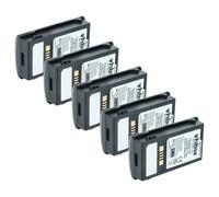 vhbw 5X Batterie Remplacement pour Motorola 82-000012-01, BT-000375