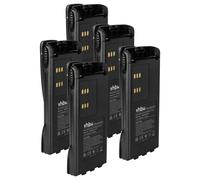 vhbw 5x Batterie remplacement pour Motorola PMNN4045, PMNN4157, HNN9013A, HNN9013B, HNN9012R pour radio talkie-walkie (2100mAh, 7,2V, NiMH)