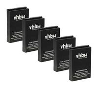 vhbw 5X Batterie Remplacement pour Motorola PMNN4468 | PMNN4425B, PMNN4468B, PMNN4468A, PMLN6745A pour radio talkie-walkie (1800mAh, 3,7V, Li-ion)