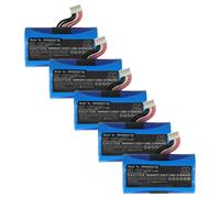 vhbw 5x Batterie remplacement pour Newland LD18650A pour scanner de code-barre POS (2600mAh, 7,4V, Li-ion)