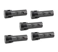 vhbw 5x Batterie remplacement pour Panasonic 6538 1, 6539 6, 6540 1, 6545 6, 6546 6, 6547 1, 6550 20 pour outil électrique (3300mAh NiMH 2,4V)