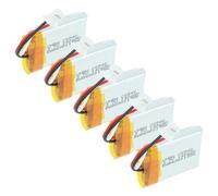 vhbw 5X Batterie Remplacement pour Plantronics 212367-01 (3 pin)
