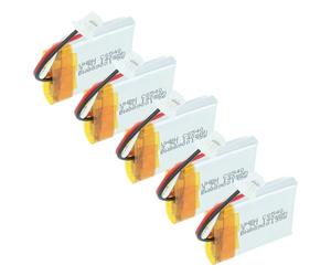 vhbw 5X Batterie Remplacement pour Plantronics 212367-01 (3 pin)