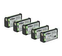vhbw 5X Batterie Remplacement pour Sennheiser BA2015 | BA-2015 pour casque audio, écouteurs sans fil (1500mAh, 2,4V, NiMH)
