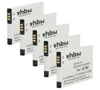 vhbw 5X Batterie Remplacement pour Siemens V30145-K1310-X445 pour téléphone Fixe sans Fil (950mAh, 3,7V, Li-ION)