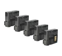 vhbw 5x Batterie remplacement pour Zebra P1050667-016 pour imprimante, scanner, imprimante d'étiquettes (4400mAh, 7,4V, Li-ion)