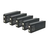 vhbw 5x Batteries compatible avec Scanreco BS590, 960, 16131, 790, 592, 590, Cifa opérateur télécommande industrielle (3000mAh, 7,2V, NiMH)