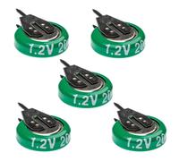 vhbw 5x Batteries remplacement pour 1/V15H pour modéle RC (20mAh, 1,2V, NiMH), avec connexion à 2 broches