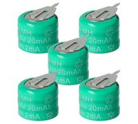 vhbw 5X Batteries Remplacement pour 3/V15H pour modéle RC (20mAh, 3,6V, NiMH), avec Connexion à 2 Broches