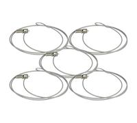 vhbw 5X Câble antivol Kensington pour Ordinateur Portable