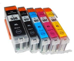 vhbw 5X Cartouches Compatible avec Canon Pixma MG5450