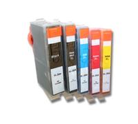 vhbw 5X Cartouches Compatible pour HP Officejet 4620, 4622 imprimante - Set Cyan, Magenta, Jaune, Noir, Photo Noir avec Puce