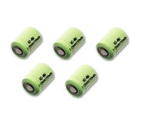 vhbw 5x Cellules de batterie remplacement pour 1/3AAA pour modéle RC (150mAh, 1,2V, NiMH)
