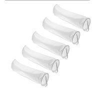 vhbw 5X Chaussettes filtrantes universelles pour Aquarium, Piscine, Skimmer - Sac de Filtration, polypropylène, 18 x 81 cm, 100 micromètre, Blanc