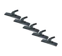 vhbw 5x Embout pour tapis compatible avec Hitachi CV-T190, CV-94, CV-T885, CV-96, CV-99, CV-80 avec connexion ronde 32mm