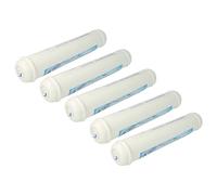 vhbw 5x Filtre à eau cartouche compatible avec LG Electronics GWL2257VCM, GWL2265YLQA, GWL2274YBQA, GWL2275YLQA réfrigérateur Side-by-side