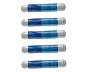 vhbw 5x Filtre à eau cartouche compatible avec LG Electronics GWL2257VCM, GWL2265YLQA, GWL2274YBQA, GWL2275YLQA réfrigérateur Side-by-side