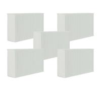 vhbw 5x filtre à pollen remplacement pour Miele TF-HG4, 6202520 pour sèche-linge