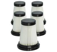 vhbw 5x Filtre compatible avec Genius Invictus One DC, 1, 2 aspirateur sans-fil - Filtre anti-saleté