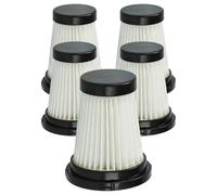 vhbw 5x Filtre compatible avec Genius Invictus One DC, 1, 2 aspirateur sans-fil - Filtre anti-saleté