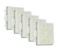 vhbw 5x filtre compatible avec Kärcher CV 38/2, CV 30/1, CV 38/2 Adv, CV 48/2 Adv, CV 38/1, CV 48/2 aspirateur - filtre HEPA noir/blanc