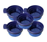 vhbw 5x Filtre compatible avec Samsung VS20B958F3B/SP, VS20B958F3B/ME, VS20B95843W/WA, VS20B95843W/SW aspirateur - filtre de sortie d'air, bleu