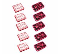 vhbw 5x filtre HEPA, 5x filtre à charbon actif compatible avec Lux D 820, Royal, 1, 1 Classic, 1 Royal, Classic, D 800 - D 899 aspirateur