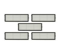 vhbw 5x Filtre HEPA avec socle compatible avec Xiaomi Mi Robot Vacuum Mop 2 Pro+ robot aspirateur - Filtre à air, 15 x 5 x 1,4 cm