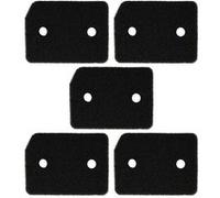 vhbw 5x filtre mousse sèche linge compatible avec Miele TWJ670WP, TWH620WP, TWI180WP, TWF640WP, TWF620WP, TWJ680WP, TWF660WP, TWR860WP sèche-linge noir G