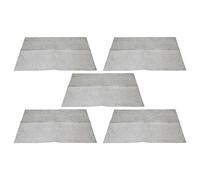 vhbw 5x Filtre non-tissé compatible avec Franke hotte de cuisine 60 cm - 57 x 47 x 0,3 cm, microfibre non tissée