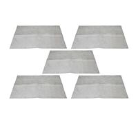 vhbw 5x Filtre non-tissé universel pour hotte de cuisine 60 cm - 57 x 47 x 0,3 cm, microfibre non tissée