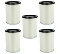 vhbw 5x filtre plissé compatible avec Kärcher NT 70/2 *GB, NT 70/2 Adv *EU, NT 70/2 Me, NT 70/2 Me *EU aspirateur - blanc
