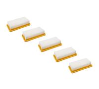 vhbw 5x filtre plissé plat compatible avec Kärcher AD 2 Battery Set, AD 2 Battery, AD 3.200, AD.3000, AD3, AD2 aspirateur