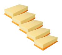 vhbw 5x Filtres à pris plats, filtre pour aspirateur Hilti VC-20, VC-40, VC 20 UM, VC 40 UM comme Bosch 2607432033, Dewalt D279015-XJ