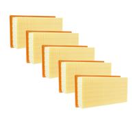 vhbw 5x filtre plissé plat L - M compatible avec Festool CT 22 E, CT 11 E, CT 44 E/LE, CT 33 E/LE aspirateur sec/humide, aspirateur