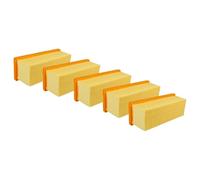 vhbw 5x filtre plissé plat remplacement pour Kärcher 6.414-498.0 pour aspirateur