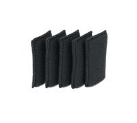 vhbw 5x filtre remplacement pour EINHELL Accessory 2351135 filtre pour aspirateur - Filtre en mousse noir