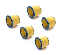 vhbw 5x Filtre rond / filtre en lamelles pour aspirateur Einhell SM 1100