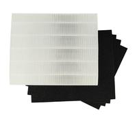 vhbw 5x filtres (4x au charbon actif, 1x HEPA) pour purificateurs d'air compatible avec Winix P150 - comme Winix 15HC, WRF15-HC, 123050