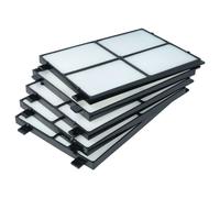 vhbw 5x Filtres à air G3 / ISO Coarse 45% remplacement pour Zehnder 990320575, 990320573 pour ventilateur (filtre à grosse poussière)