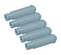 vhbw 5x Filtres à eau compatible avec Krups Evidence EA89, EA8918, EA8908, EA891c machine à café automatique, machine à expresso, gris