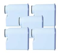 vhbw 5x Filtres à eau compatible avec Philips série 5000 EP5330/10, EP5315/10 machine à café automatique, machine à expresso, bleu clair