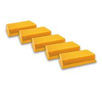 vhbw® 5x filtres à plis plats pour aspirateur compatible avec Kärcher NT 25/1 Ap, NT 35/1 Ap, NT 35/1 Tact/Te/M, NT 361 Eco/Te/M, NT 45/1 Tact/Te/M