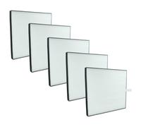 vhbw 5x Filtres HEPA compatible avec Sharp FP-JM30L, KC-F30EV, FZ-F30DFE, KC-F30R, KC-F30L, KC-F30TA purificateur d'air - Filtre de rechange