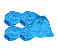 vhbw 5x Filtres textiles compatible avec Lidl / Parkside PNTS 1400 D1 - IAN 100131 aspirateur sec et humide - Sac filtrant, lavable bleu