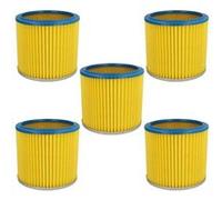 vhbw 5x fitre rond filtre à lamelles filtre pour aspirateur Hoover S 4266, S 4276, S 4294, S 4308, S 4310, S 4314, S 4320, S 4348, S 4434, S4310