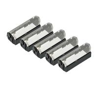 vhbw 5x Grille compatible avec Braun Formula 3025, 3509, 1, 3008, 3012, 3020, 3009, 3010 rasoir électrique + cadre, noir/argenté