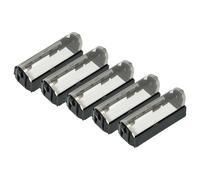 vhbw 5x Grille compatible avec Braun System 2, 3, 1 rasoir électrique + cadre, noir/argenté