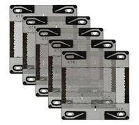 vhbw 5x grille de rasoir compatible avec Braun Micron L, Micron S, Micron 6009, 2011, Micron, Eltron 770 (Typ 5410) rasoir, argenté
