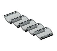 vhbw 5x grille de rasoir compatible avec Braun Pocket Twist rasoir, noir/argenté